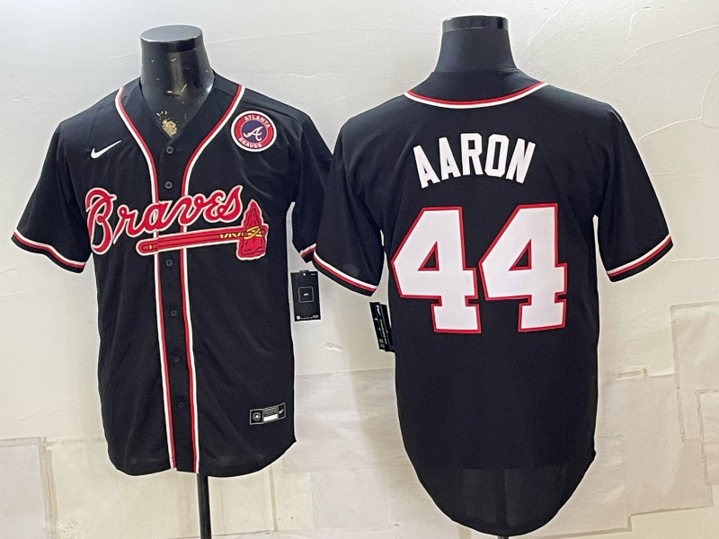 Men 2026 Atlanta Braves #44 Aaron blue Game Nike MLB Jersey 0823001->atlanta braves->MLB Jersey